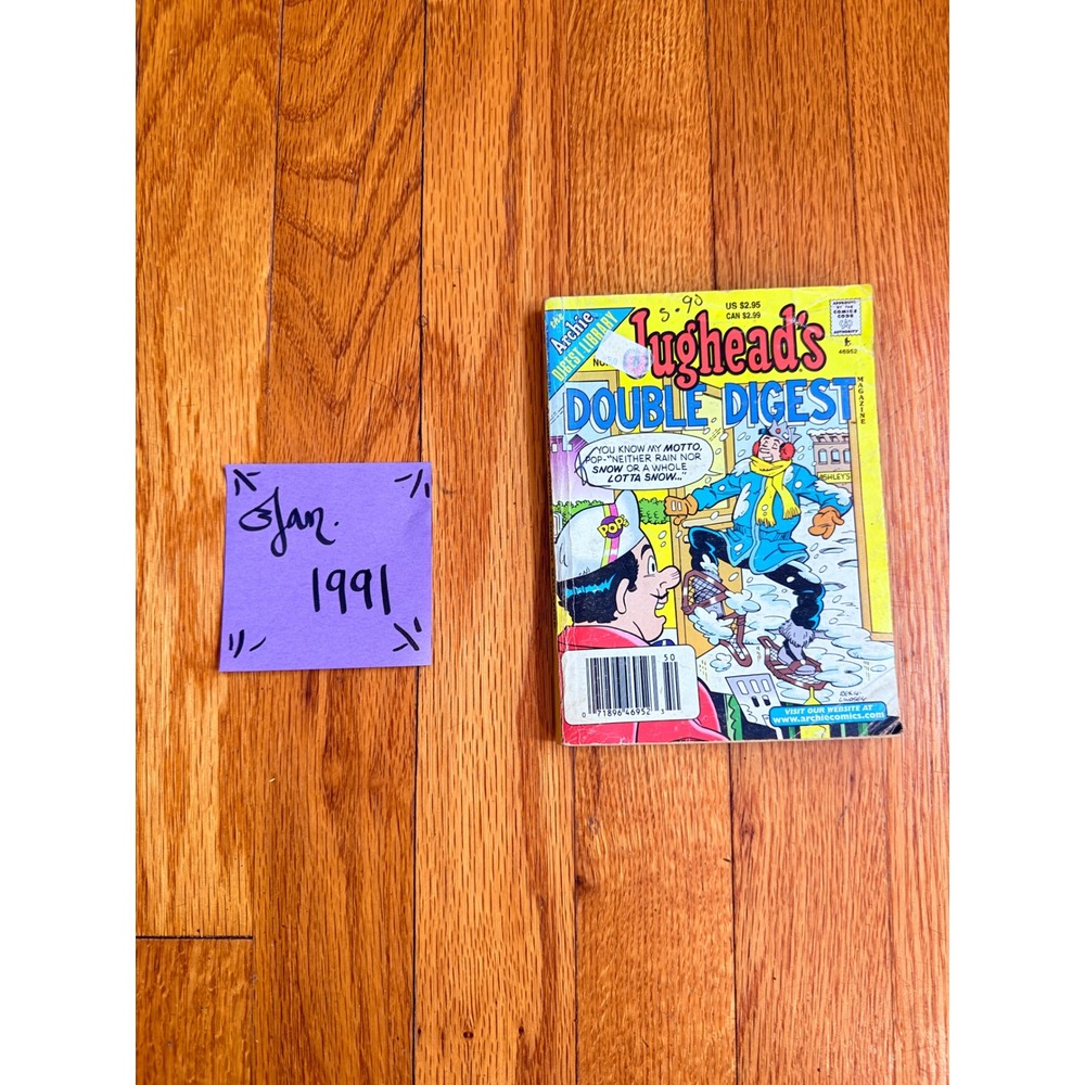 Vintage Jughead's Double Digest No. 50 Archie Comics January 1991 Jughead Jones